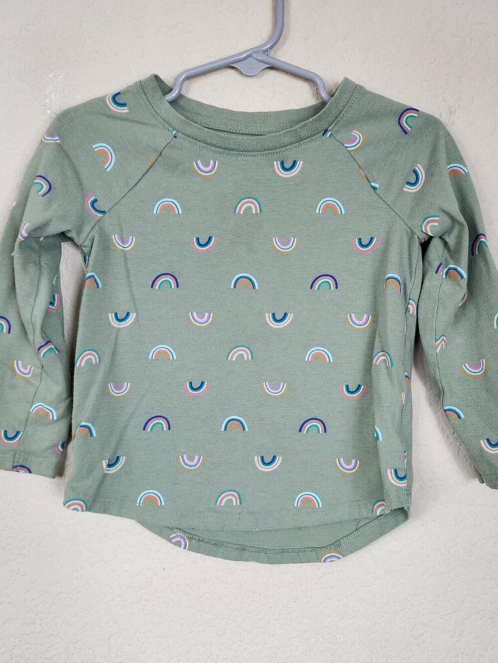 3T - Baby & Toddler Clothes - Green Rainbow Tee